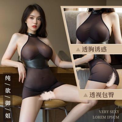 热辣性感紧身透视包臀裙 纯欲御姐