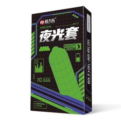 倍力乐夜光二代安全套 通体发光 荧光情趣