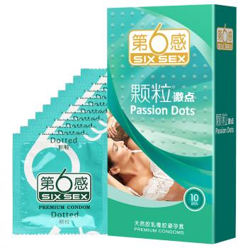 第6感颗粒激点安全套10只 密集颗粒 快感如潮 - 浮点套套 - 第六感 - MEIXX美羞羞