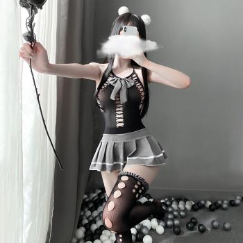 娇俏学院风网衣裙套装 制服诱惑 软萌学妹 - 制服诱惑 - 霏慕 - MEIXX美羞羞