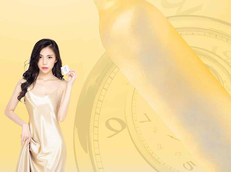 倍力乐超凡持久型安全套10只 通体金黄 持久延时