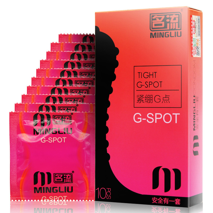 名流紧绷G点SPOT安全套 紧绷贴合 激爽颗粒